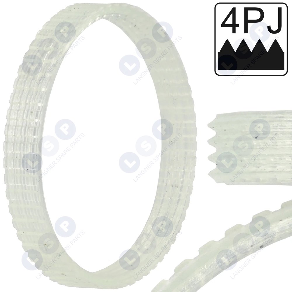 Viacdrážkový hnací remeň 241 x 10 mm 3 drážky pre rovinnú pásovú brúsku